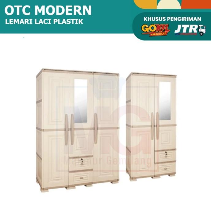 

Lemari Pakaian Plastik 3 Pintu Olymplast / OTC 3PL Modern Gantung stock ready
