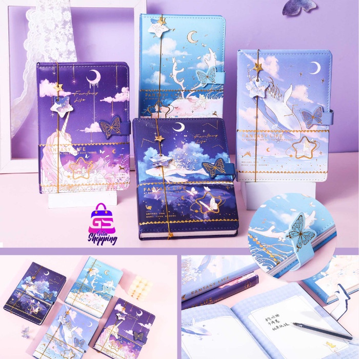 

Jurnal Magnetic Notebook Diary Fantasy Life / Jurnal Agenda Buku Tulis - 6279