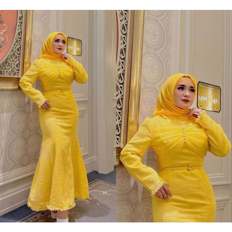 DRESS DUYUNG WOOL EROPA BY SHELLASAUKIA