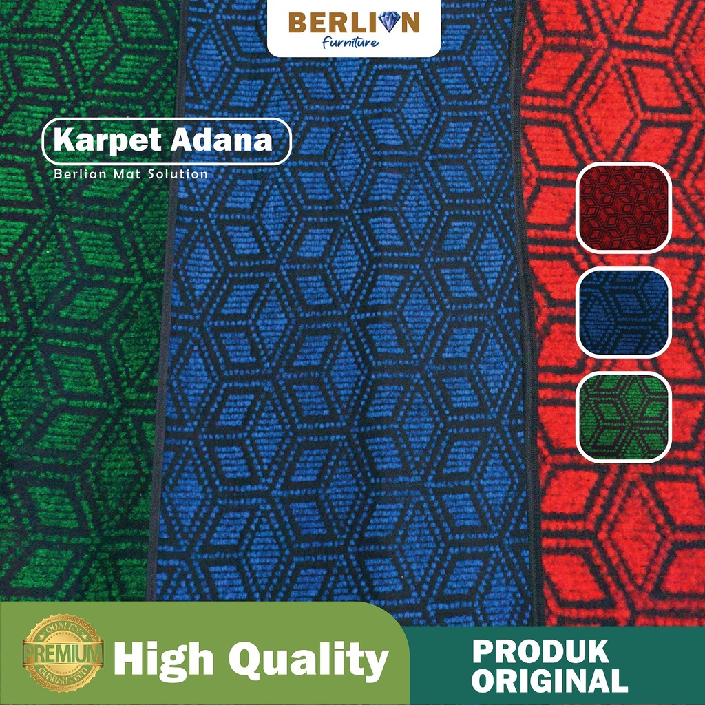 Karpet Bludru 1x2m, (METERAN ) Bulu Motif Adana Tebal, Murah, Pameran, Exhibition, Alas duduk, Kasur