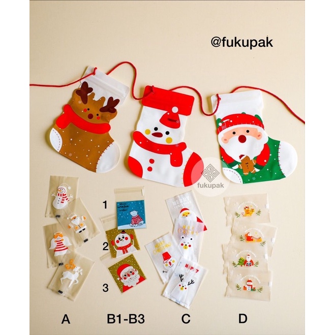 

Plastik Cookies Natal, Plastik Kue Natal, Christmas Cookie Wrapper