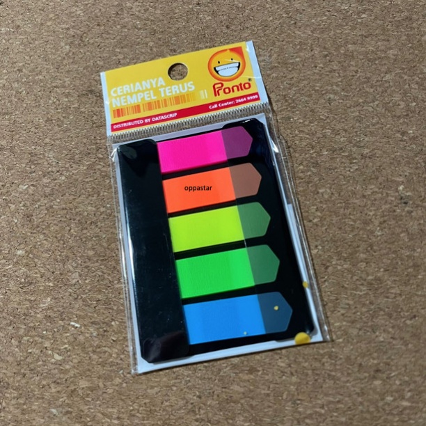 

Stick Notes Pronto Film Indexer Arrow 5 Warna 100 lbr 45513 /Pak