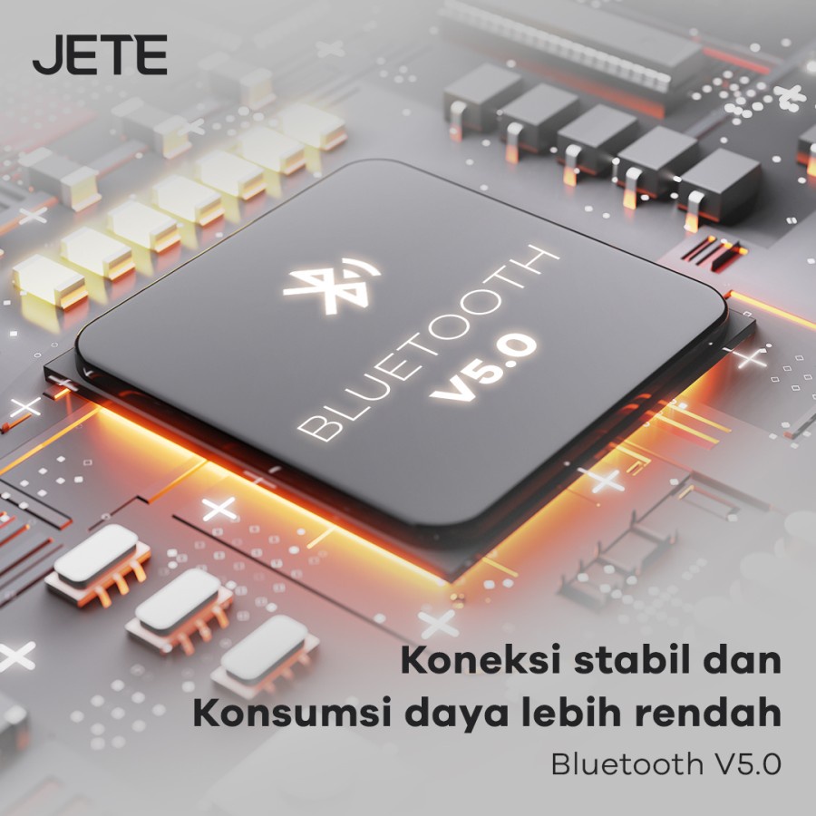 Headset Mono Wireless Earphone Bluetooth JETE MN1 - Garansi Resmi 2th