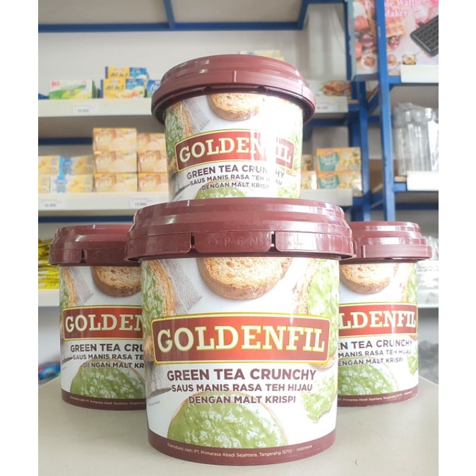 

Goldenfil Greentea Crunchy 1Kg / Selai / Filling Greentea Crunchy