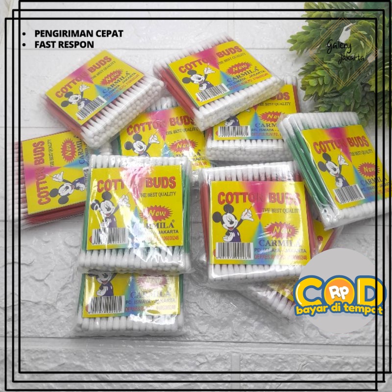 Cotton Bud Kecil Karmila Isi 70 Pcs - Cotton Bud Bayi Alat Pembersih Telinga