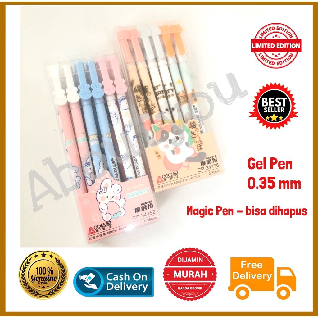 

Pulpen Bisa Hapus Pen Erasable Anak Pena Gel Dihapus Magic Pen