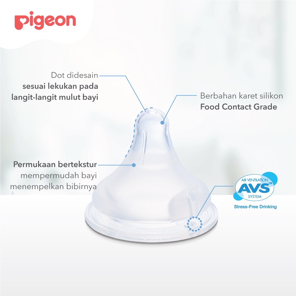 PIGEON BOTOL SUSU PP WIDE NECK 330ML