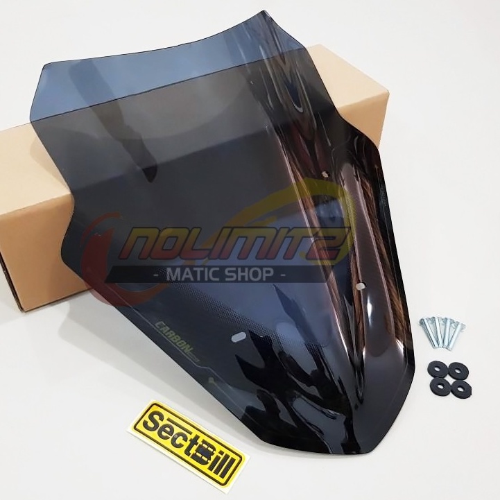 Windshield Sectbill Vector Carbon Series Visor New Yamaha NMAX 2020 UP