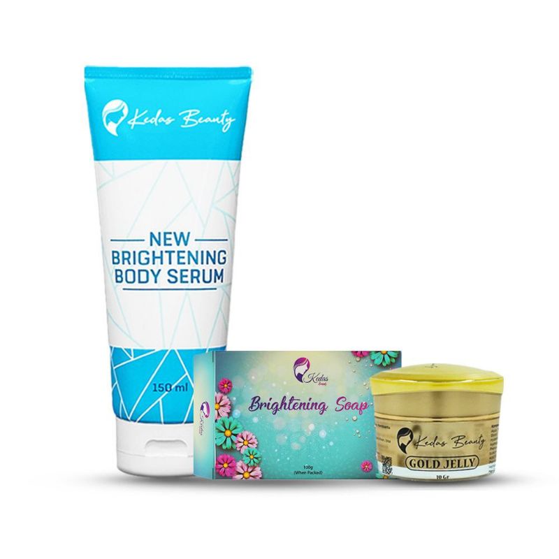 paket kedasbeauty 3 in 1(SABUN,GOLDJELLY,BODYSERUM)