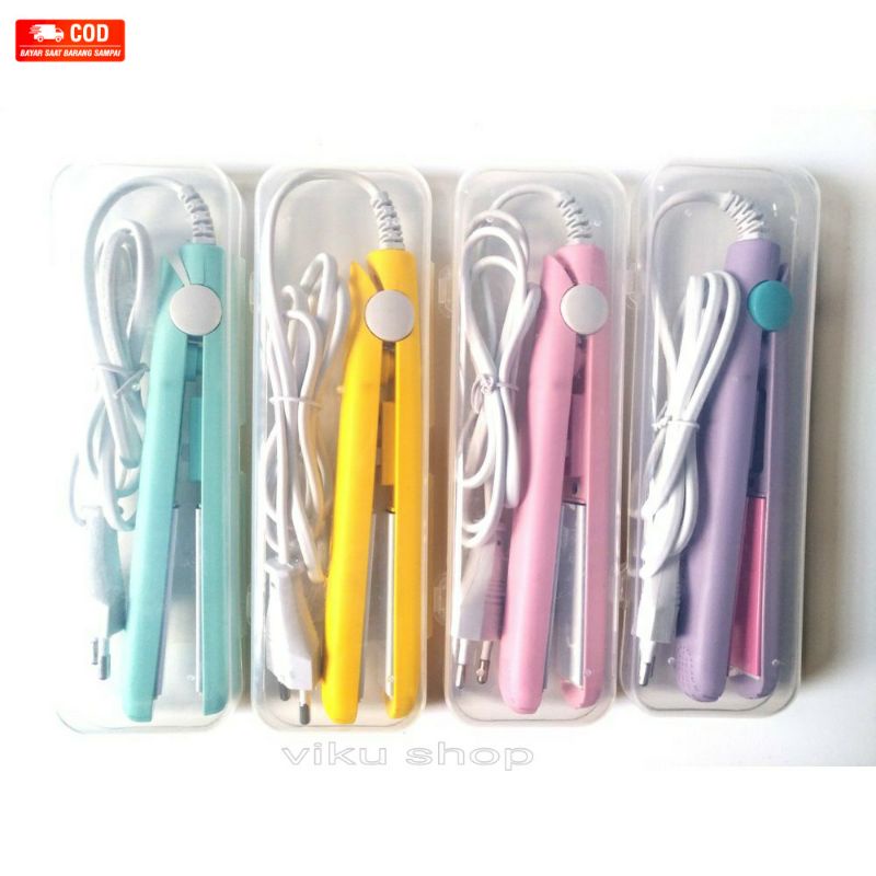 Catok Rambut Portable Mini Hair Straightener Iron Traveling