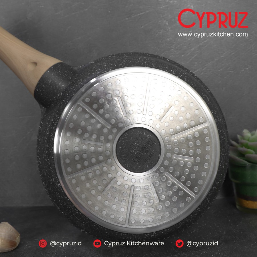 Cypruz FP-0858 Pancake Pan Granite Diecast Series 25cm