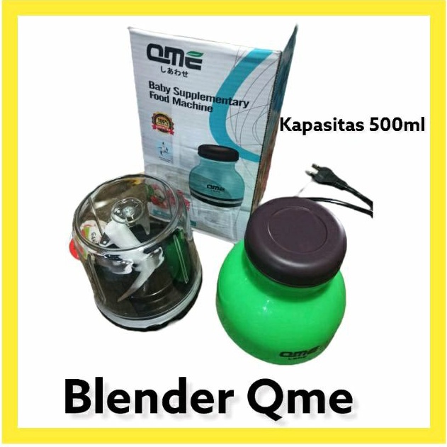 Blender Qme Penggiling Buah Sayur Meat Chooper Kapsul Mini