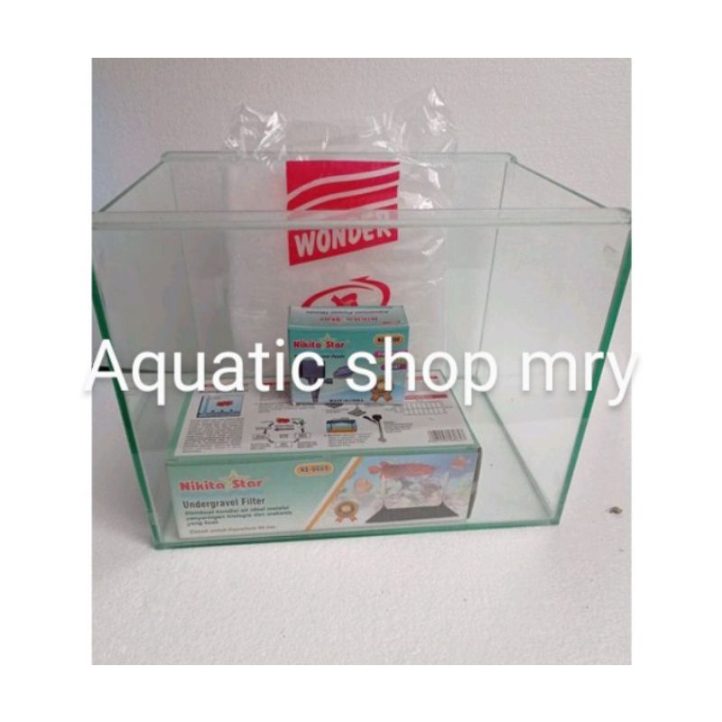 aquarium 40x30x30 paket UGF