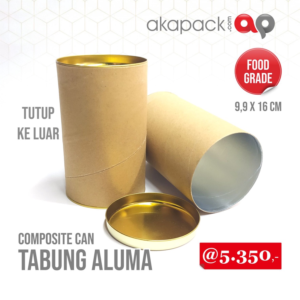 Tabung Aluma Tabung Karton / Composite Can 9,9x16