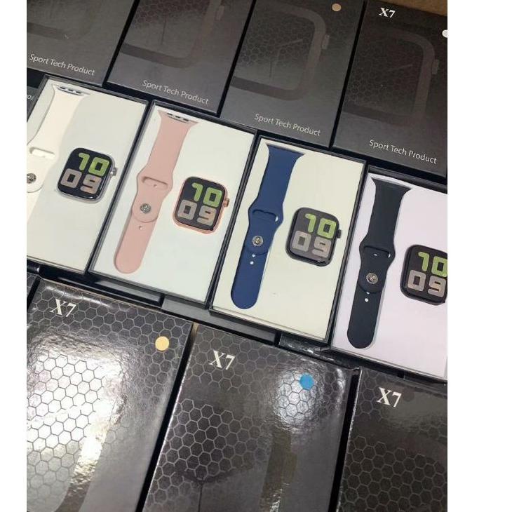 Sale [✅COD] Iwo Series 5 Smartwatch X7 Bluetooth Call Remote Play Music Heart Rate.