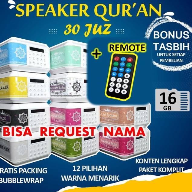 Speaker Al Quran Murotal 30 Juz 16 GB Murottal Alquran ZB 800BT - Advan TANPA RMT, 16 GB
