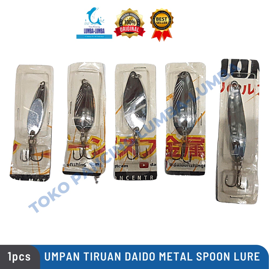 Umpan Daido Metal Spoon Lure / Umpan Daido / Umpan Pancing