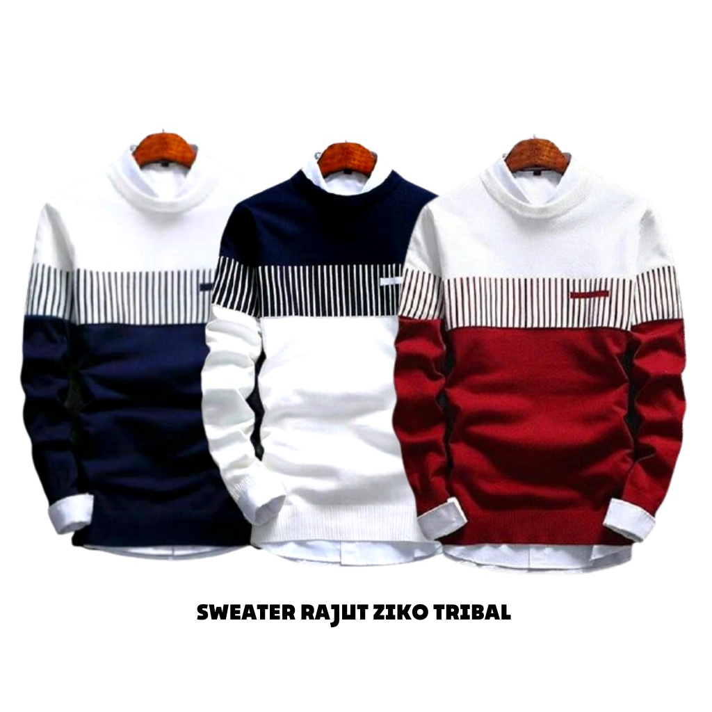 Sweater Rajut Pria ZIKO Tribal Hight Quality