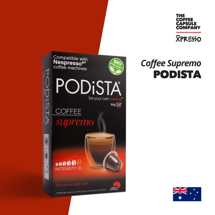 

PODISTA - COFFEE SUPREMO - NESPRESSO COMPATIBLE