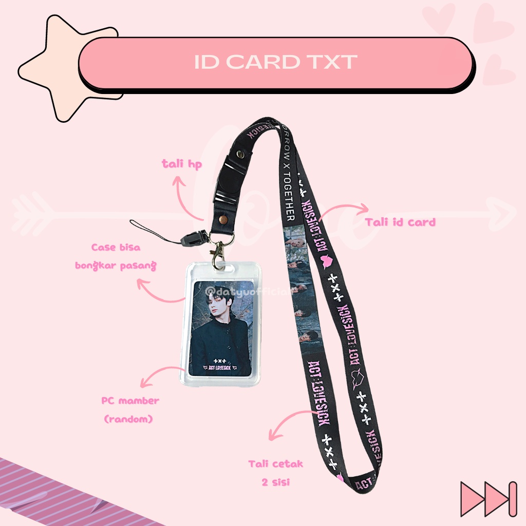 

TXT Tali Lanyard Id Card 2cm unofficial | Datyu