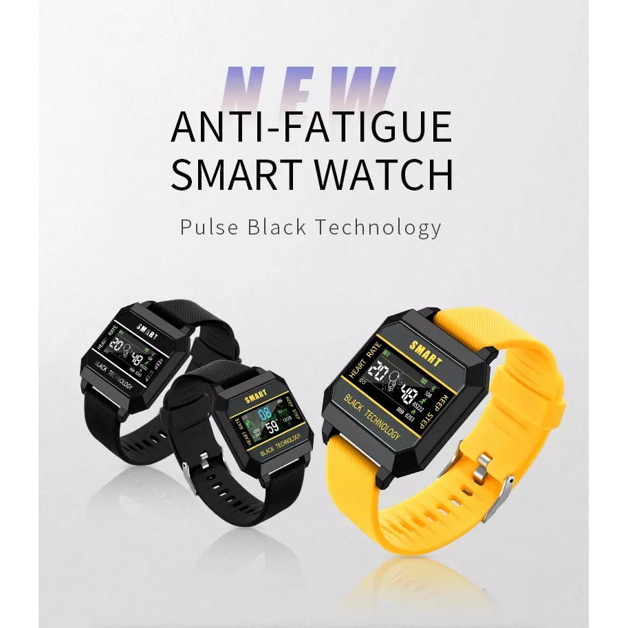 SKMEI Jam Tangan Smartwatch Sport Fitness Tracker Heart Rate - F8A - Black