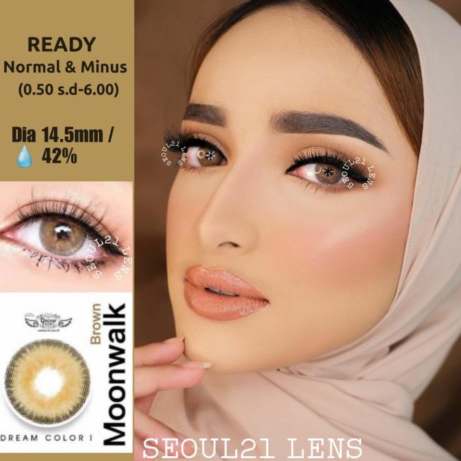 SOFTLENS MOONWALK BROWN DREAMCOLOR NORMAL/MINUS (s.d 6.00)