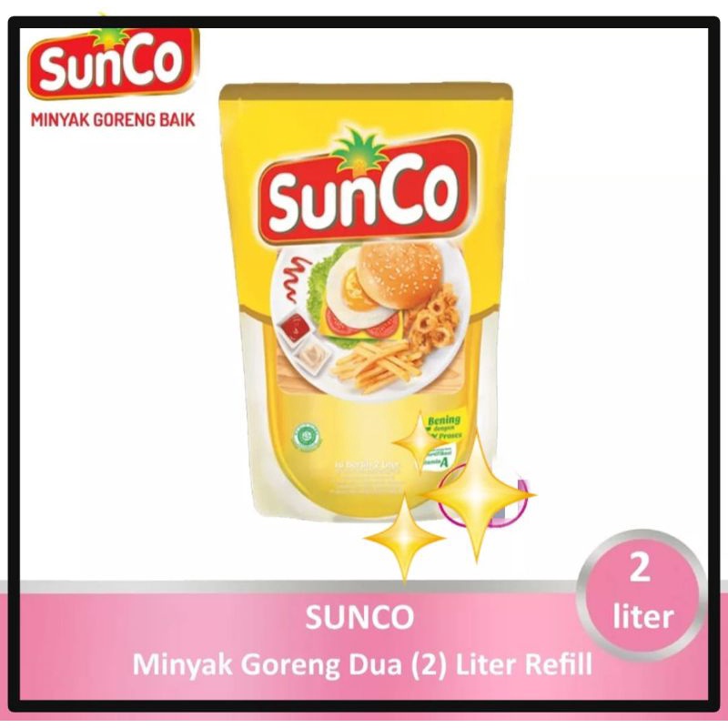 

SUNCO 2 LITER REFILL MINYAK GORENG SUNCO 2 LITER REFILL