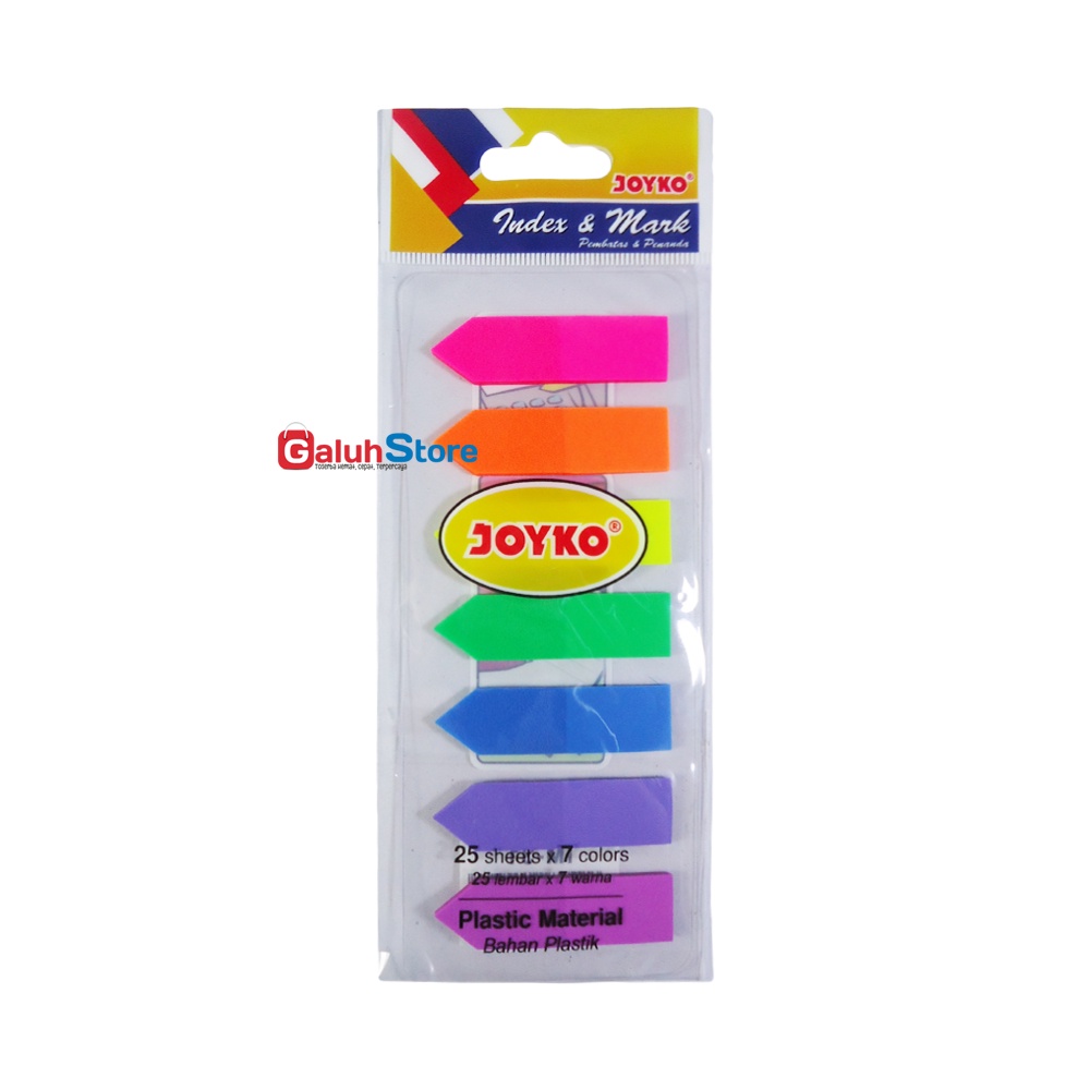 

Joyko Sticker Plastik 25 Sheets 7 Warna IM-31