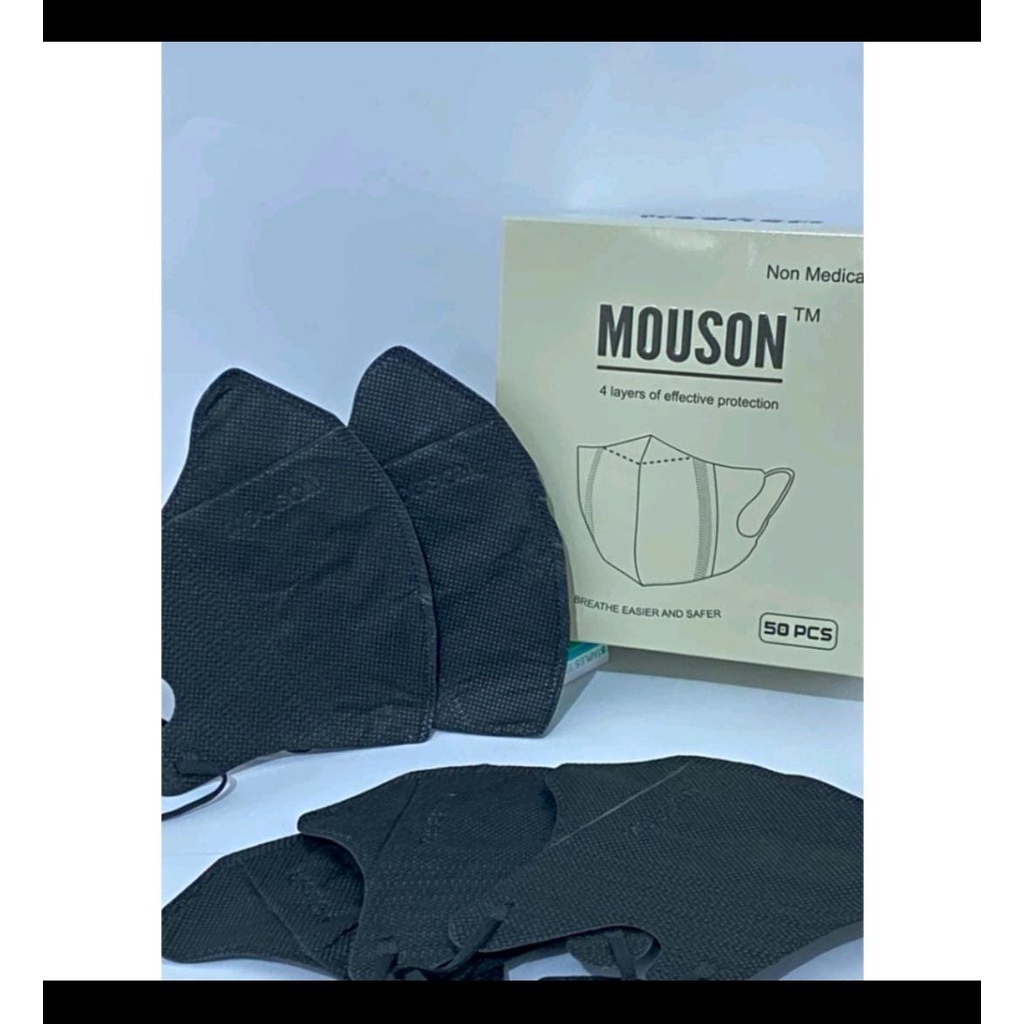 MASKER DUCKBILL MOUSON PUTIH/ MASKER DUCKBILL MOUSON HITAM/ MASKER DUCKBILL PREMIUM