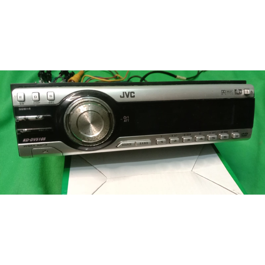 TAPE MOBIL BEKAS JADUL.JVC MODEL KD-DV5105.GRATIS SOKET.RADIO TAPE.