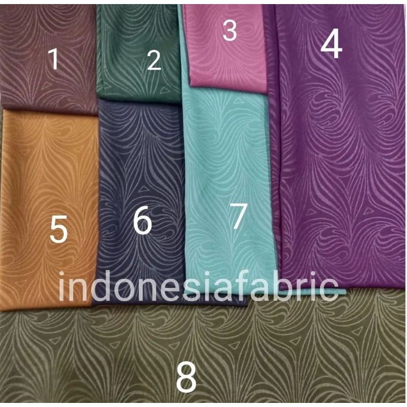 Kain wolfis embos meteran wolfis emboss woolpeach ungu hijau botol pink kunyit mint army hitam motif