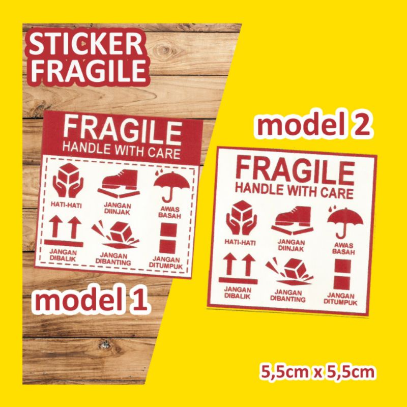 

Sticker fragile minimal 30 pcs