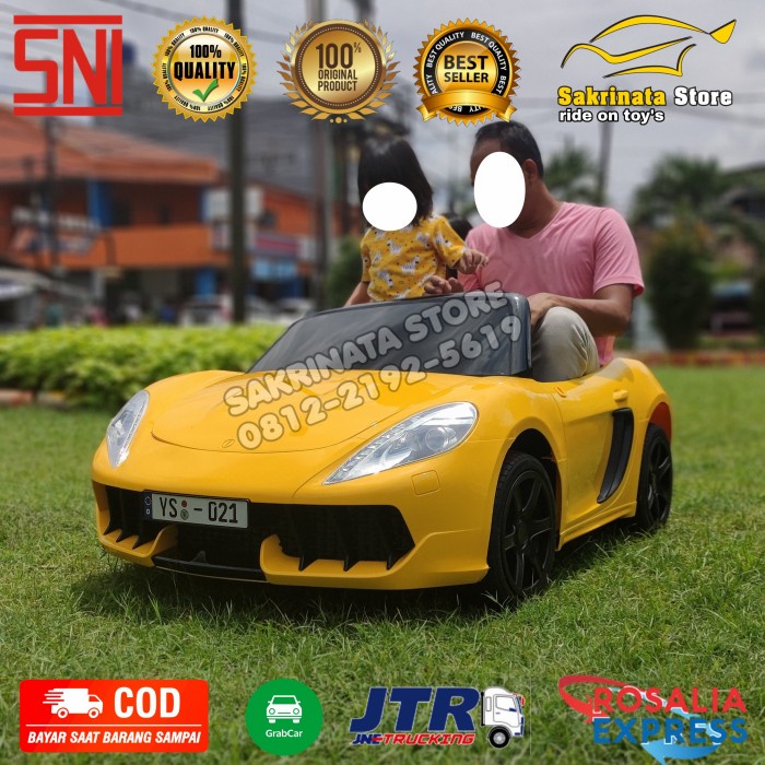 Mobil Aki Anak Yukita YSA-021 24 Volt (bisa muat 2 orang dewasa)