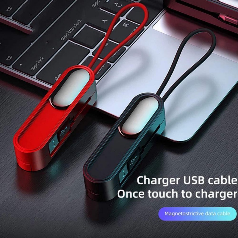 3 In 1 Kabel Data / Charger Micro USB / Type c Fast Charging Portable Universal Untuk iPhone