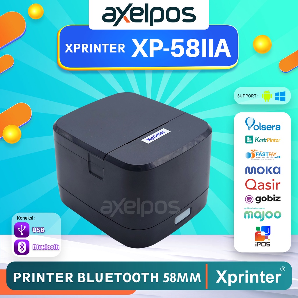 PRINTER BLUETOOTH THERMAL KASIR 58MM XPRINTER XP58IIA / XP 58IIA