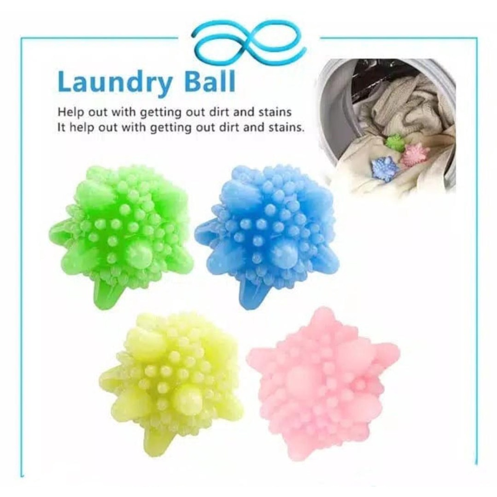 IKILOSHOP Washing Ball Magic Bola Laundry Silikon Mesin Suci Baju Bersih
