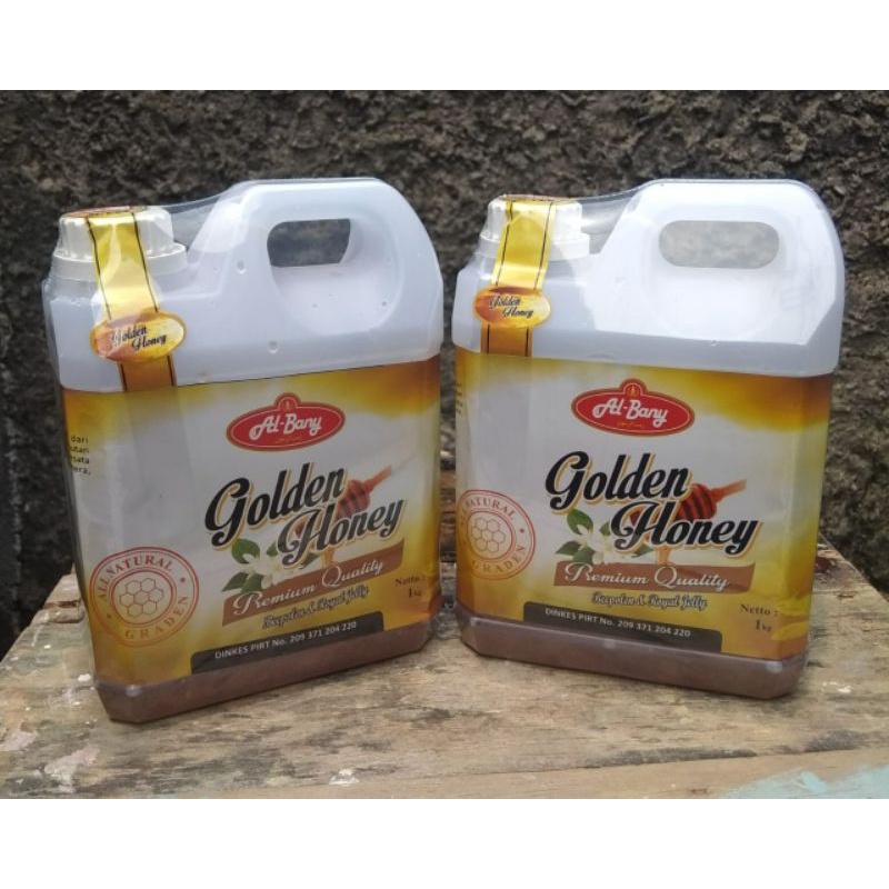 

Madu Murni Golden Honey 1kg Al-Bany Asli