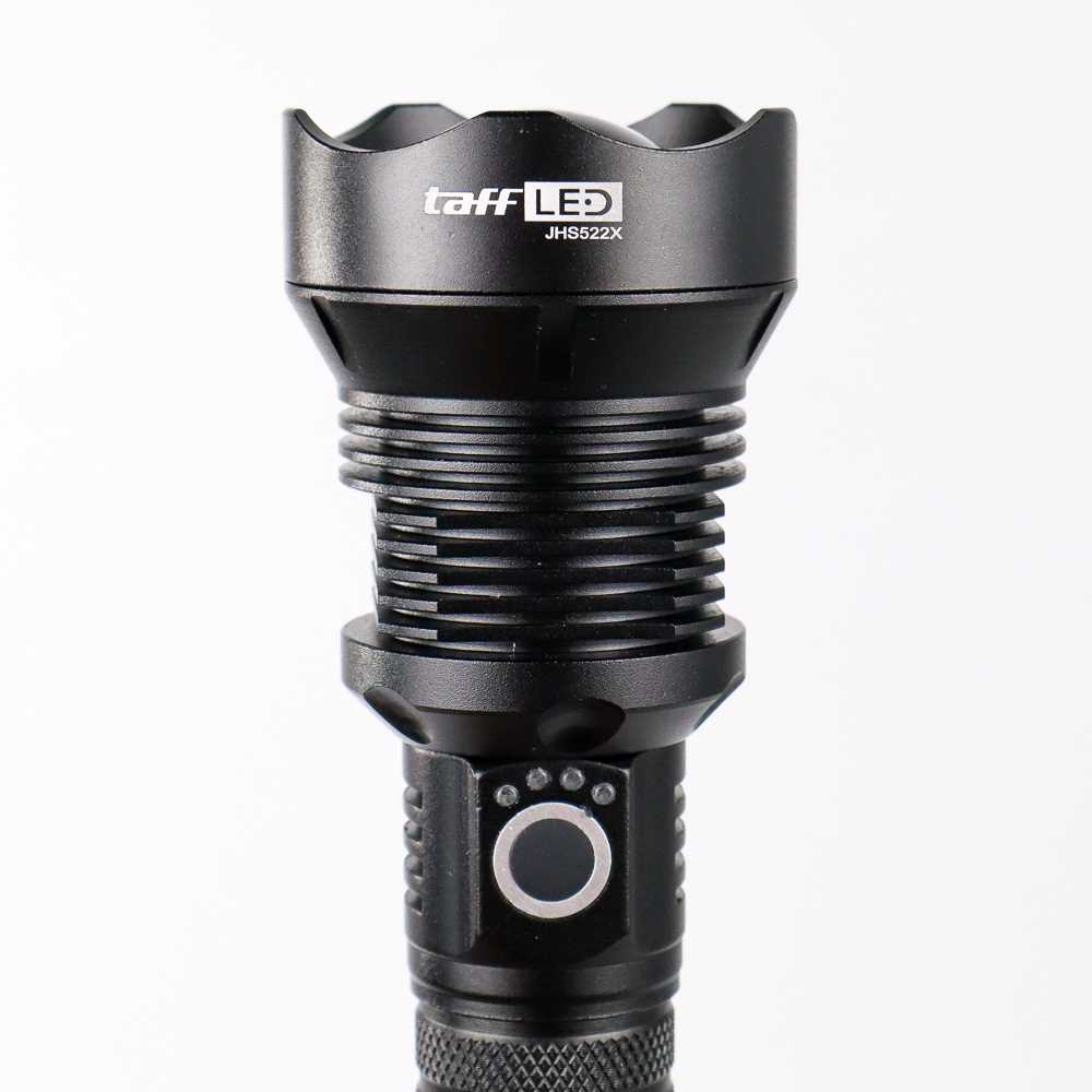 TaffLED Senter LED Flashlight USB Rechargeable XHP 70.2 - JHS522X