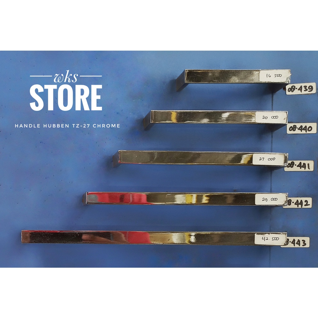 Handle Huben TZ 27 CHROME Handle Laci Lemari Kitchen Kabinet