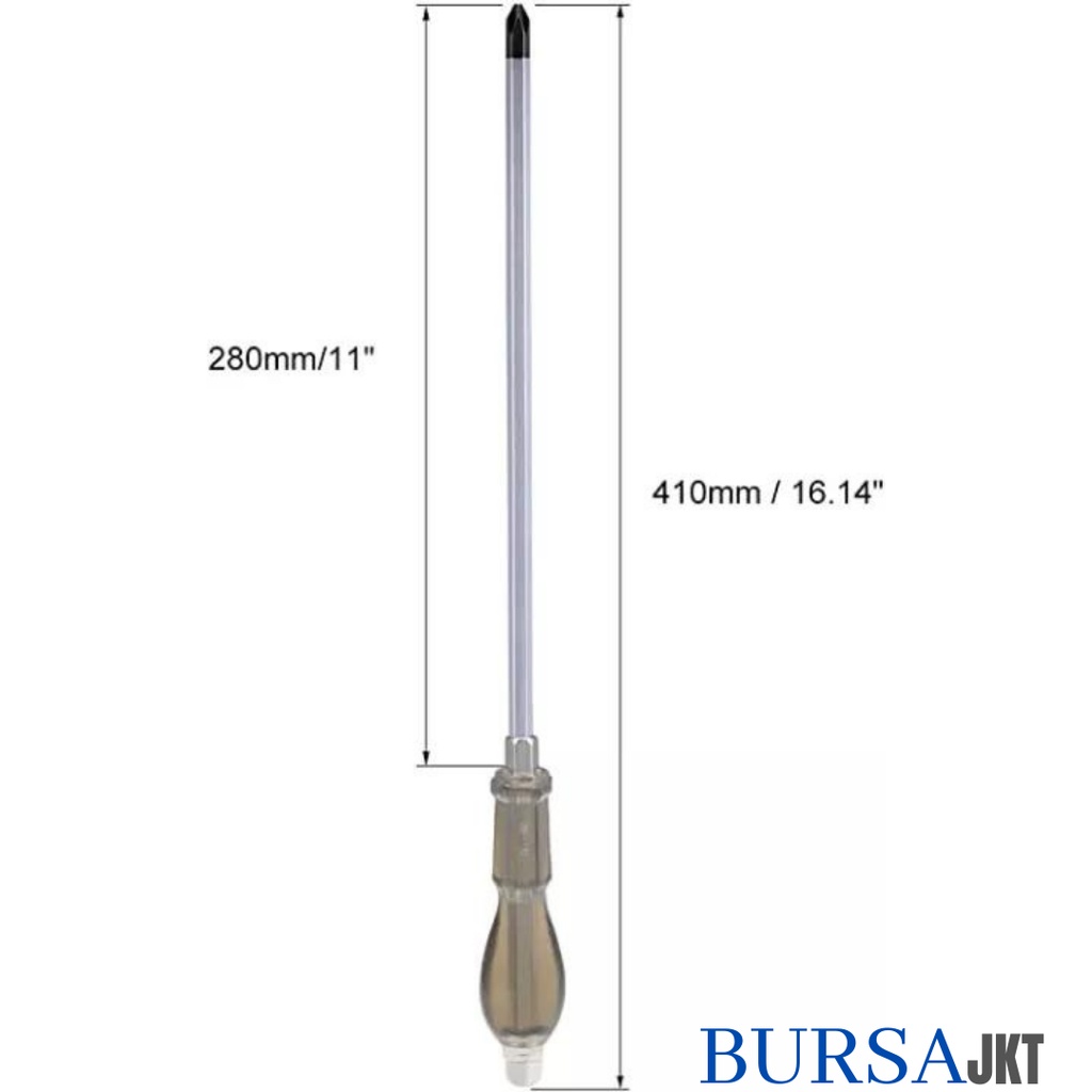 OBENG KETOK GETOK MAGNET IMPACT SCREWDRIVER 12 INCH PLUS +