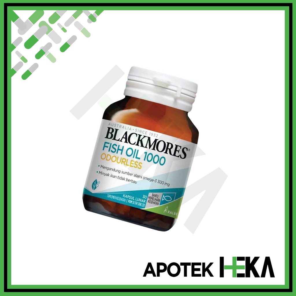 Blackmores Omega Daily Odourless isi 30 Softgel (SEMARANG)