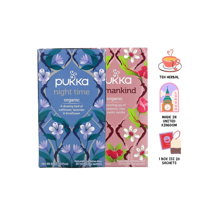 

[BOX] TEH HERBAL / TEH KESEHATAN PUKKA TEA UK