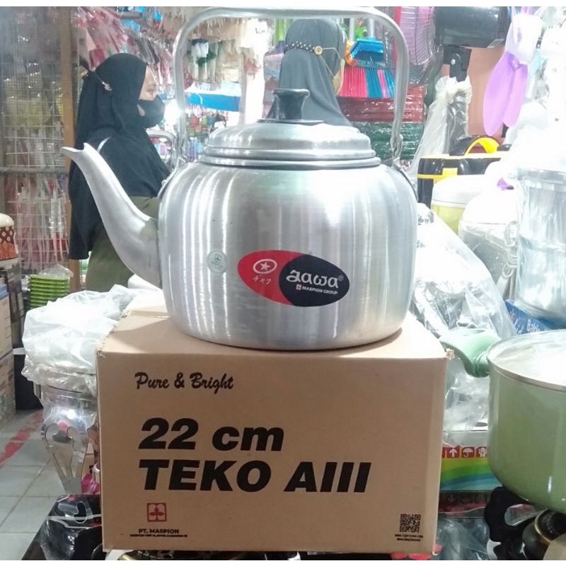 Teko Jawa 22cm Alumunium