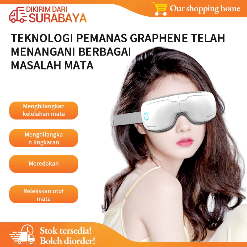 Alat pijat Mata Eye massager Alat Terapi Mata Alat pijit Elektrik Pijat Mata Kompres Panas Mata Pelindung Mata Siswa