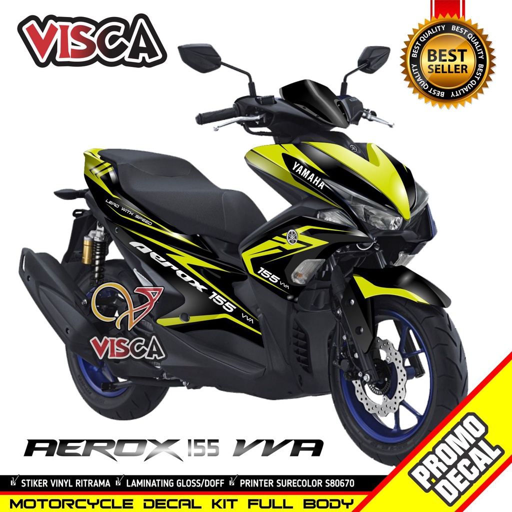 Decal Aerox 155 Full Body Striping Aerox 155 old Stiker Aerox 155 Full Body Racing