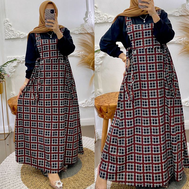 GAMIS OVERAL KOTAK JUWITA/GAMIS KOTAK