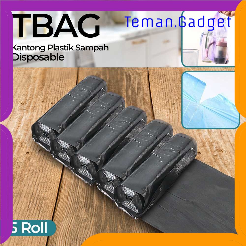 TG-TRV Tbag Kantong Plastik Sampah Disposable Trash Garbage 5 Roll - W1919