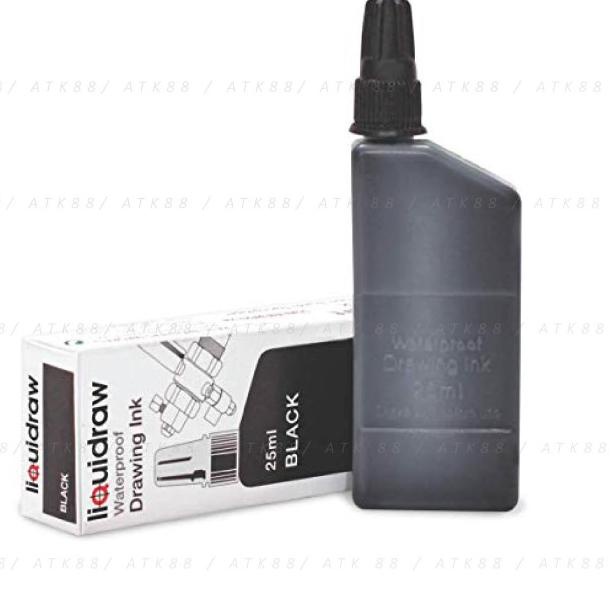 

Rotring Drawing Ink / Refill Tinta hitam Rapido dan Isograph