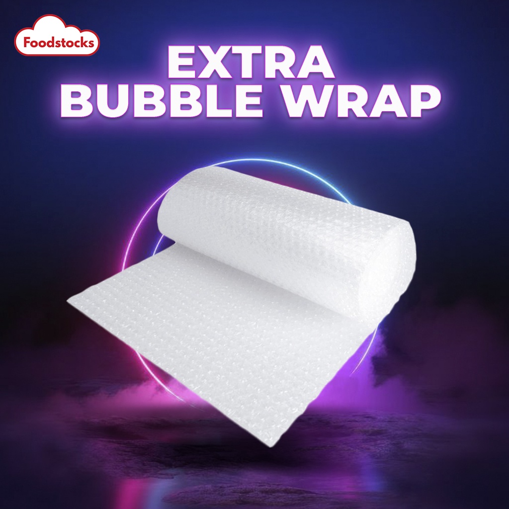 

Extra Bubble Wrap untuk Packing Tambahan Lebih Aman