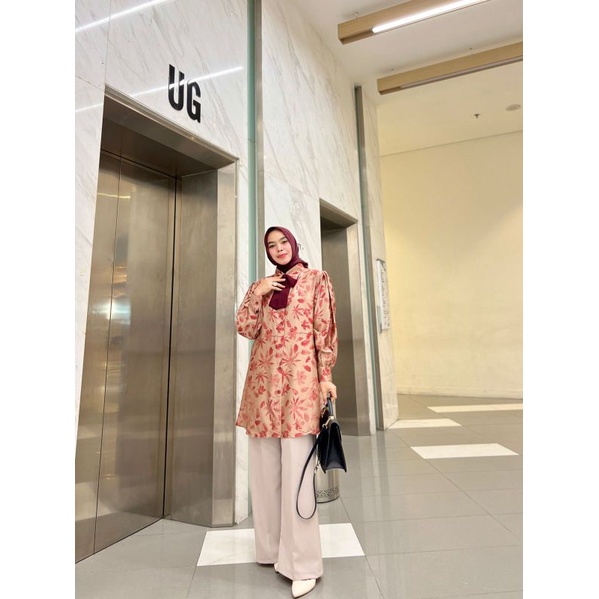 Widya Shirt by HMF - blouse termurah